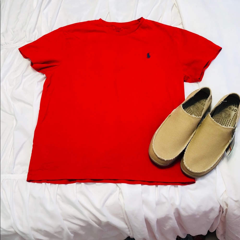 Polo Ralph Lauren red short sleeved tee.